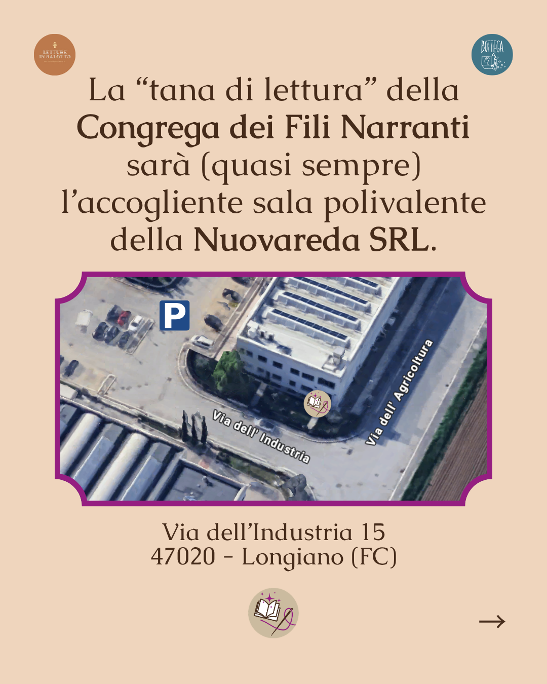 Club del libro e del ricamo (16+), Nate dalla Tempesta, 22 Maggio 2026