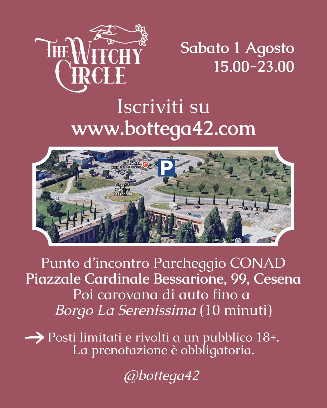 Witchy Circle - Litha e Lughnasadh, 1 agosto 2026 ed. speciale lab + cinema