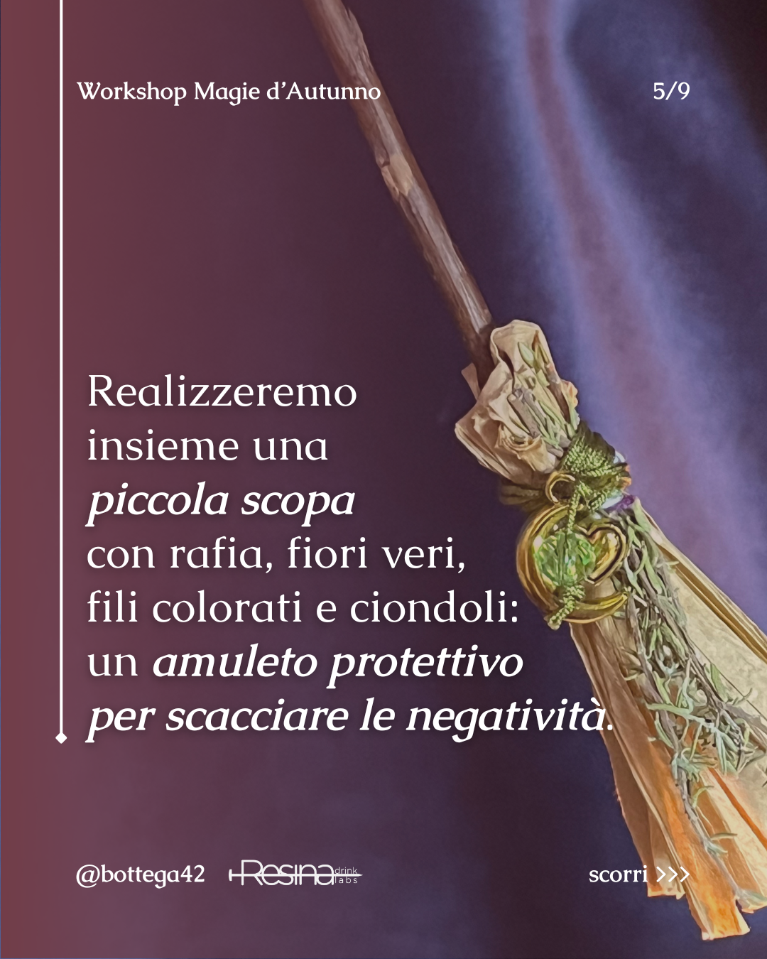 Workshop "Magie d'Autunno" , sabato 11 ottobre 2025
