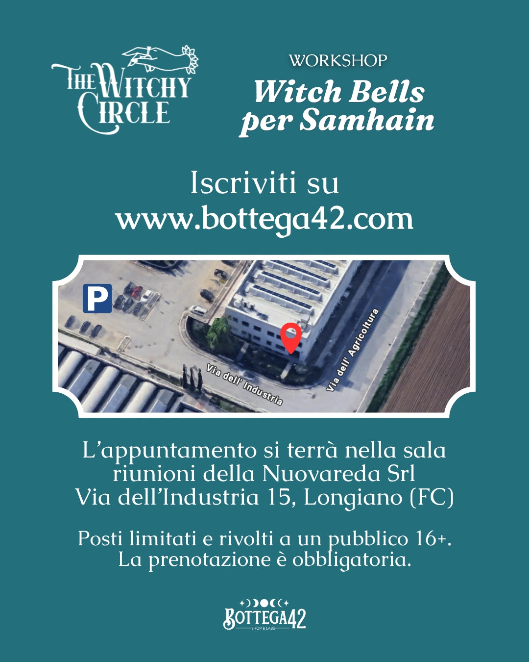 Witchy Circle - Witch Bells per Samhain, 30 ottobre 2026, laboratorio