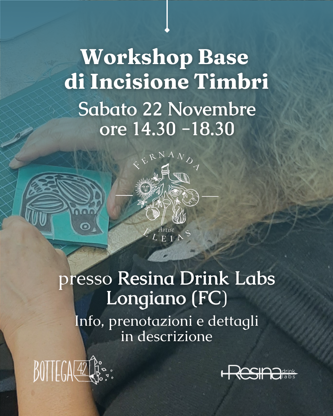 Workshop Base di Incisione Timbri, 22 novembre 2025