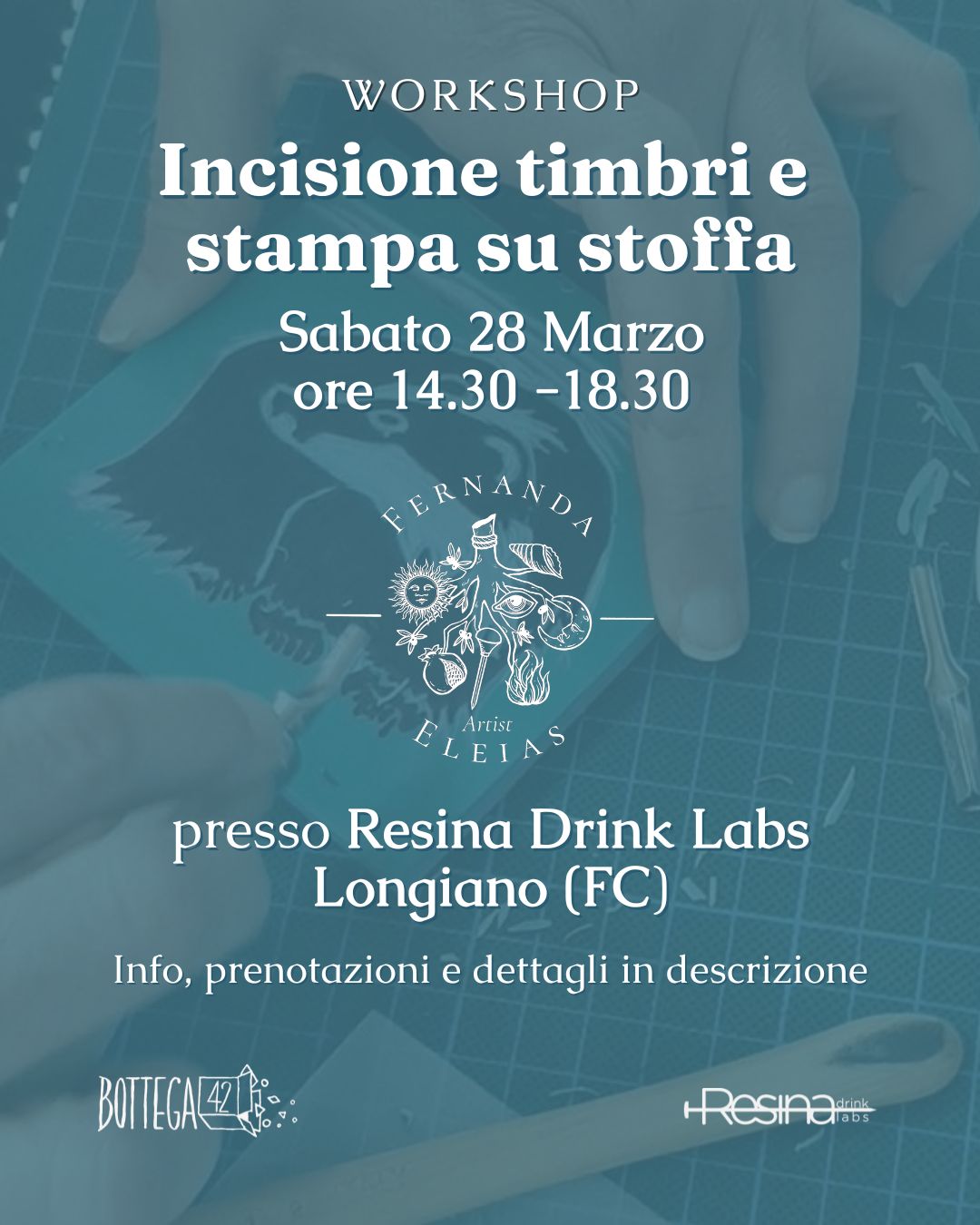 Ws Incisione Timbri e stampa su stoffa, 28 marzo 2026