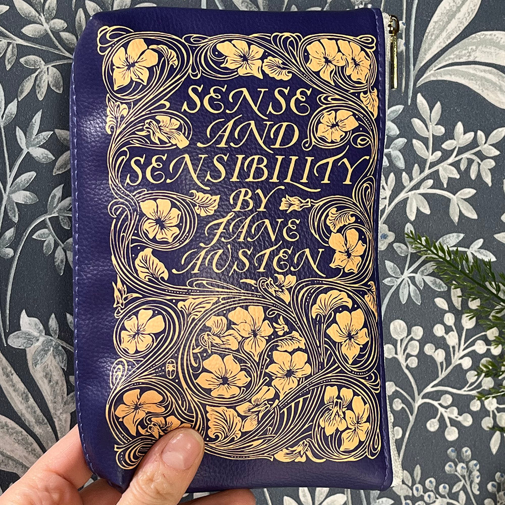 Astuccio pochette Jane Austen, Orgoglio e Pregiudizio, Lousia May Alcott, Piccole Donne