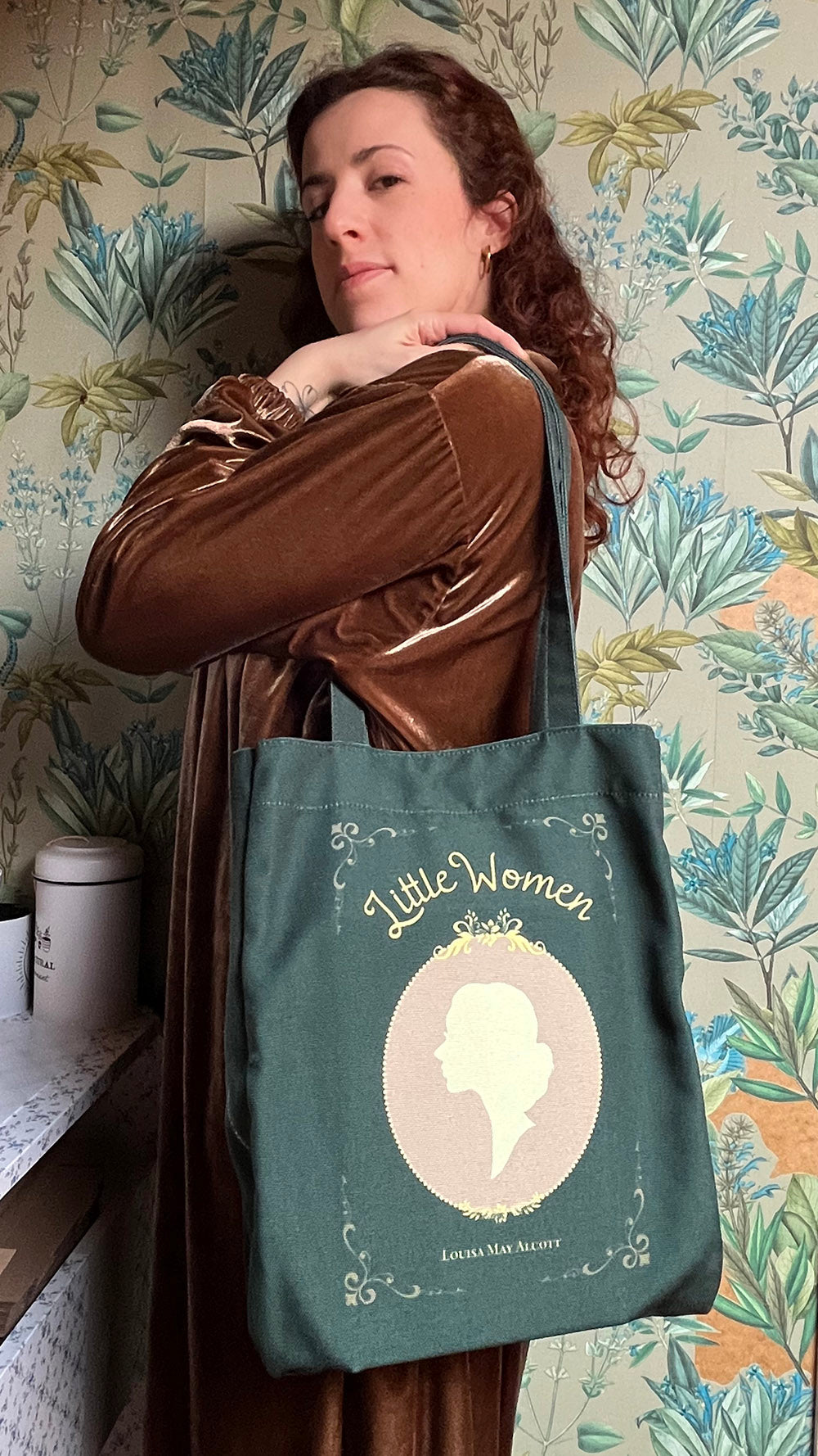 Borsa libro Orgoglio e Pregiudizio, Piccole Donne, Jane Austen, Louisa May Alcott