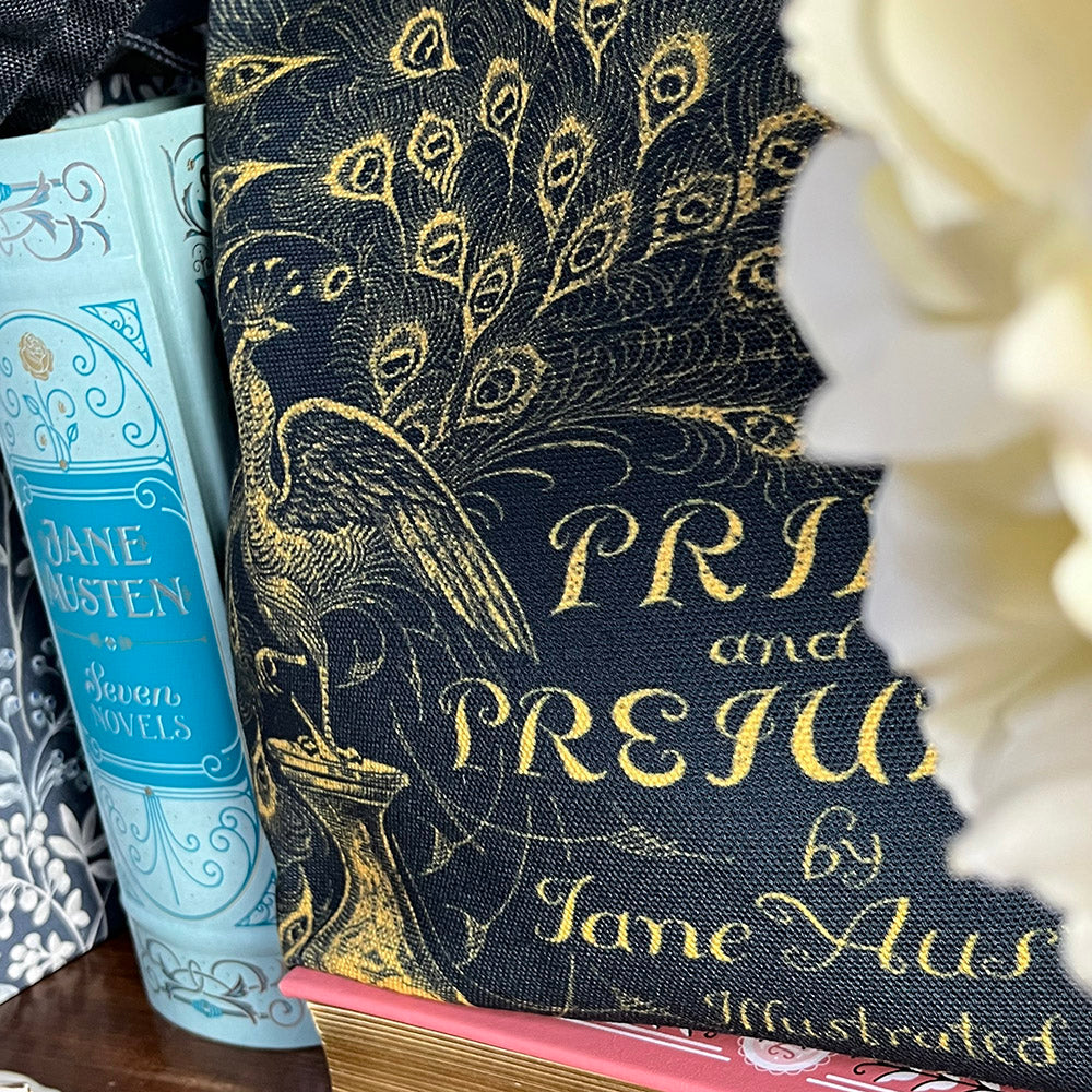 Borsa libro Orgoglio e Pregiudizio, Piccole Donne, Jane Austen, Louisa May Alcott