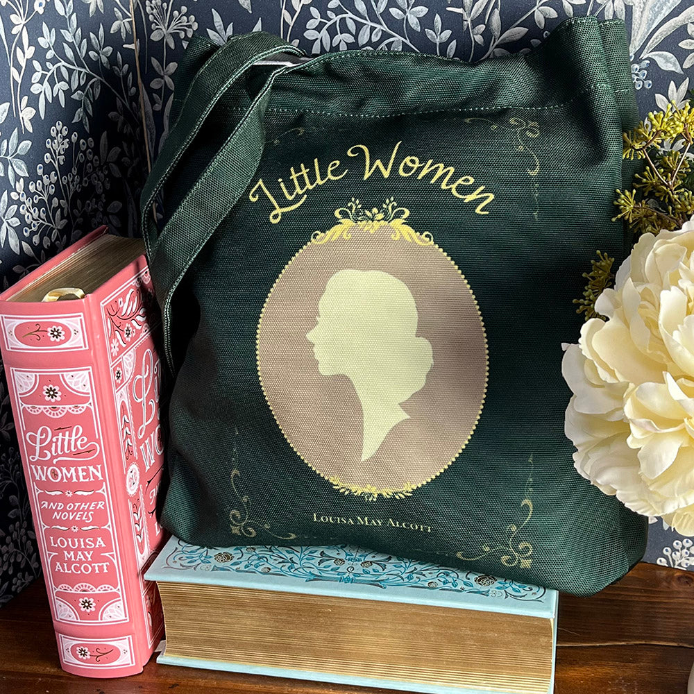 Borsa libro Orgoglio e Pregiudizio, Piccole Donne, Jane Austen, Louisa May Alcott