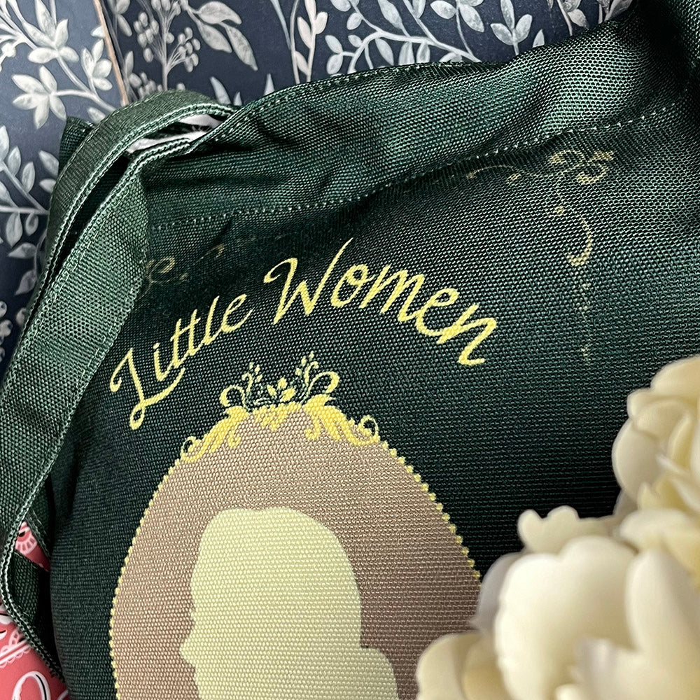 Borsa libro Orgoglio e Pregiudizio, Piccole Donne, Jane Austen, Louisa May Alcott