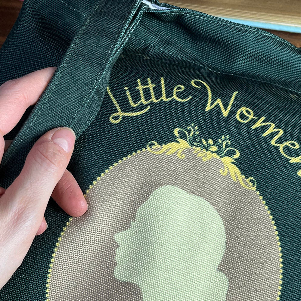 Borsa libro Orgoglio e Pregiudizio, Piccole Donne, Jane Austen, Louisa May Alcott