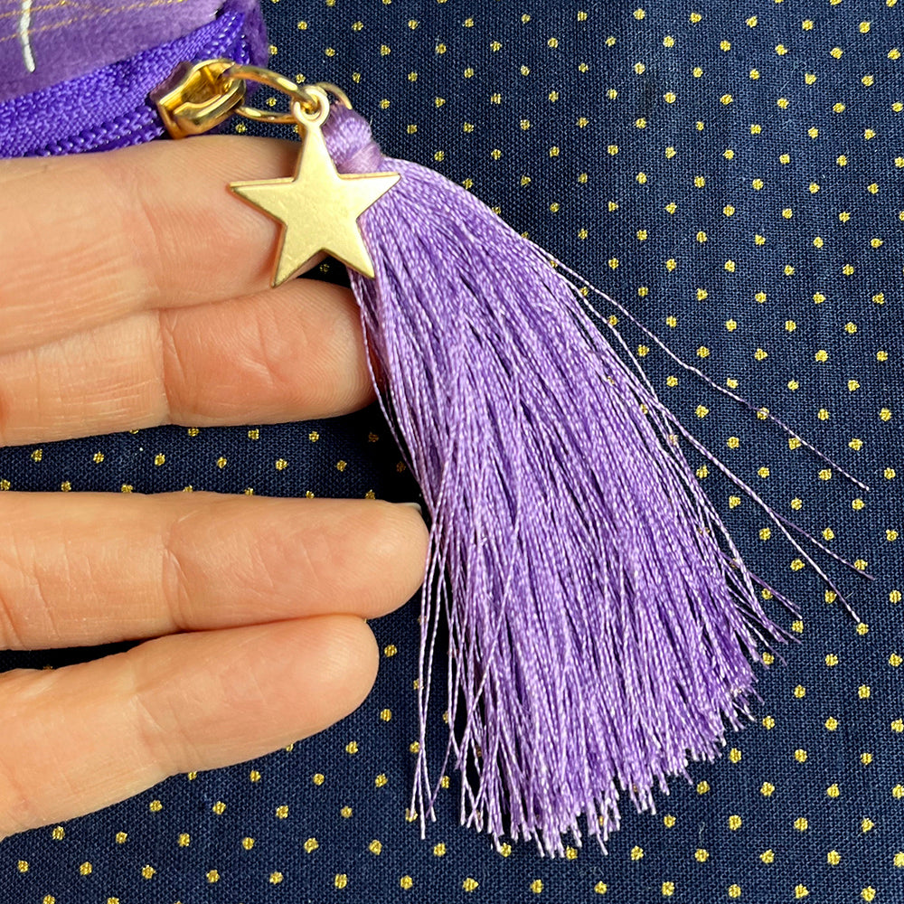 Astuccio, pochette in velluto carta dei Tarocchi