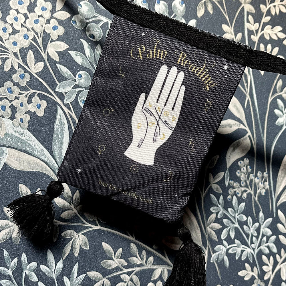 Bandierine, festone in stoffa carte dei Tarocchi, witchy vibes (fine serie)