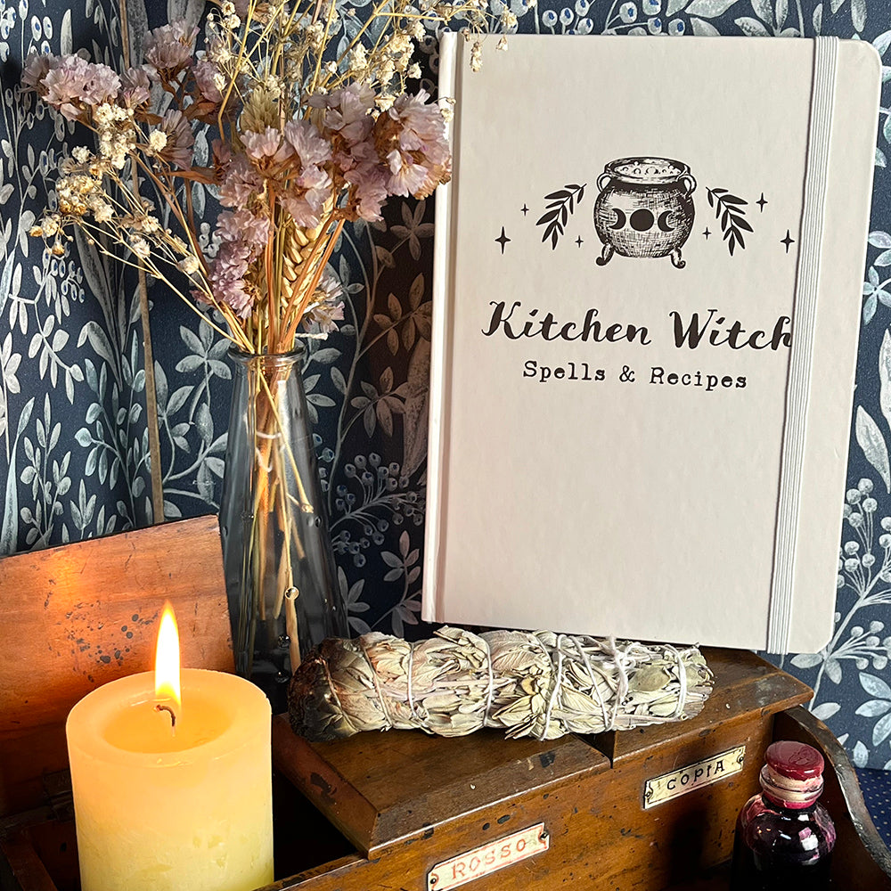 Quaderno "Kitchen Witch", ricette e incantesimi, A5 a righe