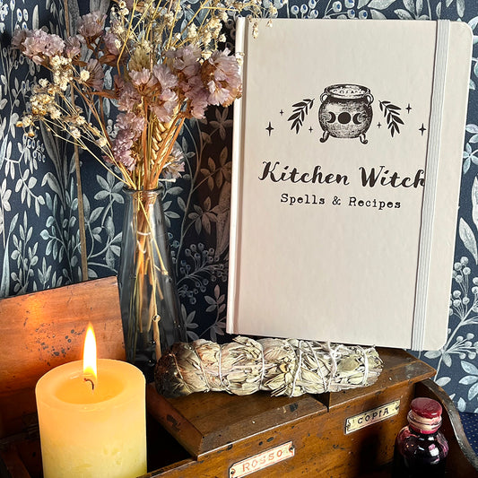 Quaderno "Kitchen Witch", ricette e incantesimi, A5 a righe