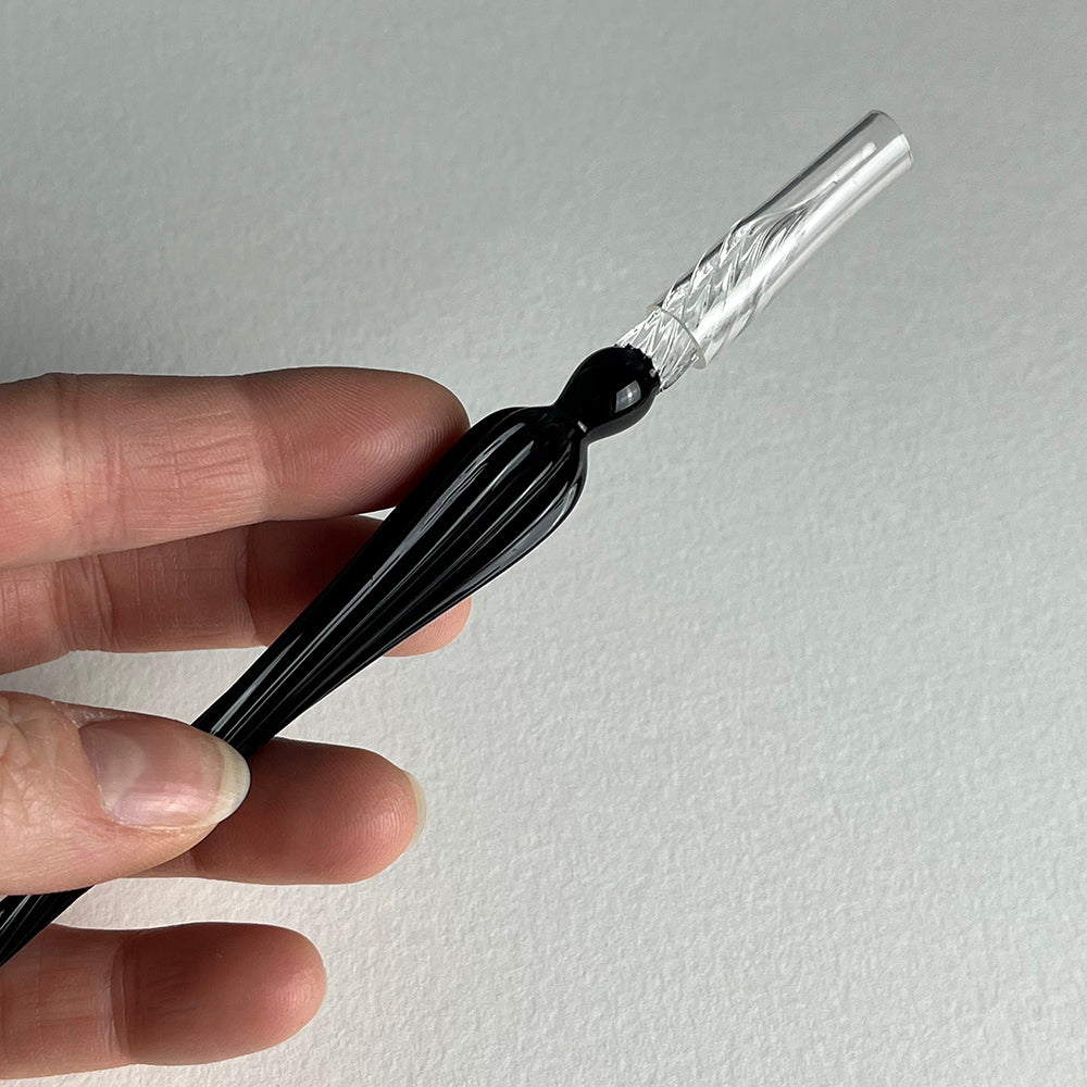 Penna di vetro a immersione per calligrafia - colori vari