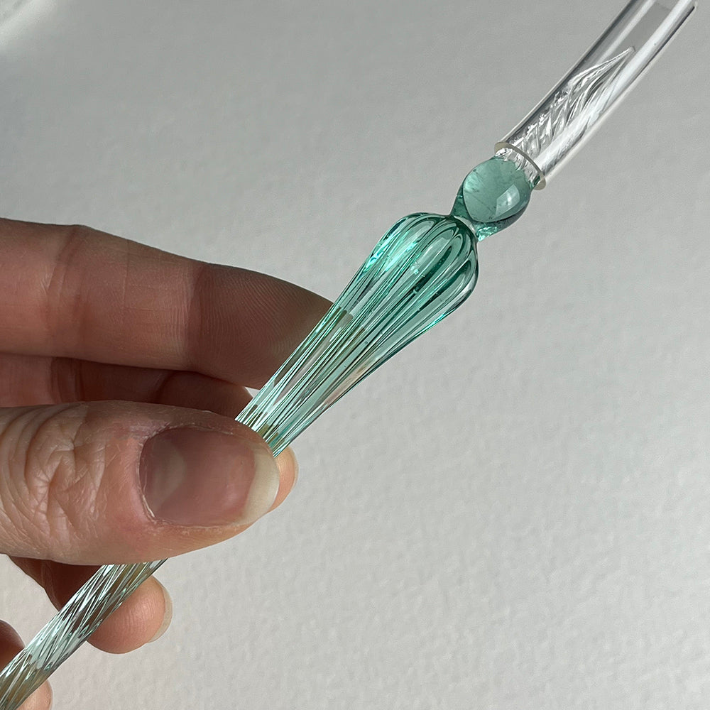 Penna di vetro a immersione per calligrafia - colori vari