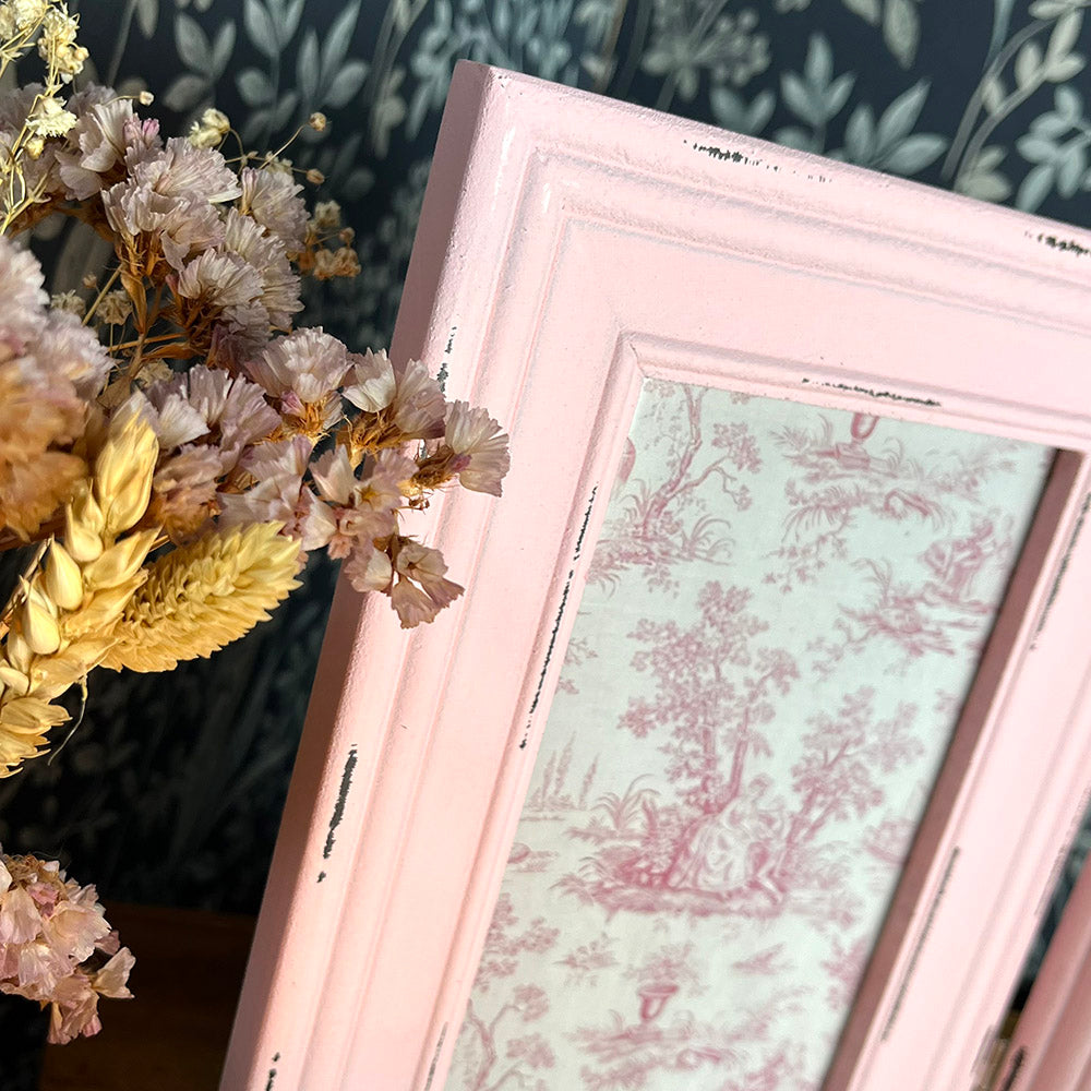 Cornice doppia vintage, shabby chic, foto 10x15cm, cottagecore