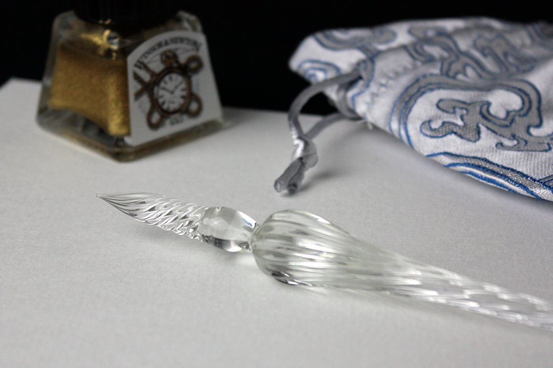 Penna di vetro a immersione per calligrafia - colori vari