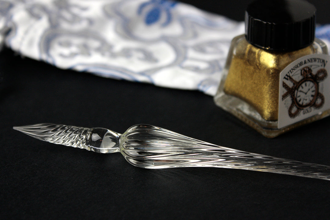 Penna di vetro a immersione per calligrafia - colori vari