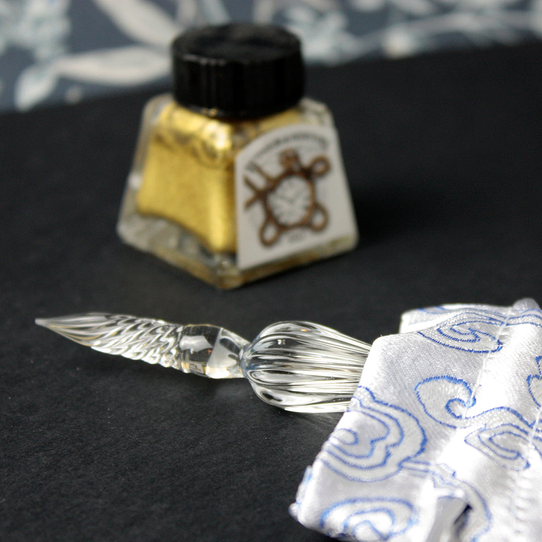 Penna di vetro a immersione per calligrafia - colori vari