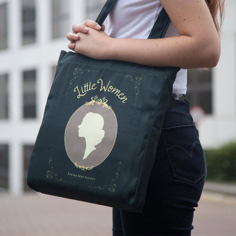 Borsa libro Orgoglio e Pregiudizio, Piccole Donne, Jane Austen, Louisa May Alcott