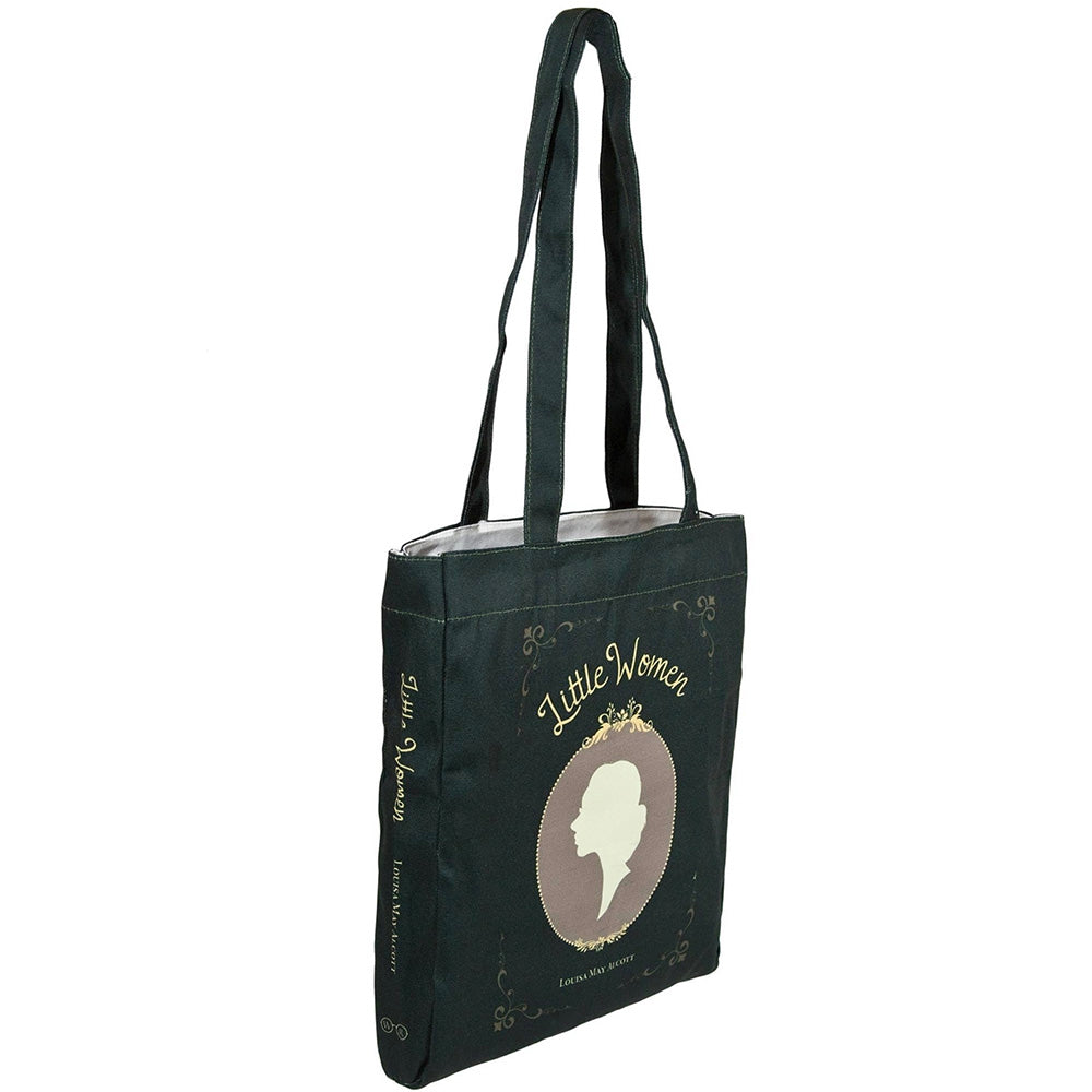 Borsa libro Orgoglio e Pregiudizio, Piccole Donne, Jane Austen, Louisa May Alcott