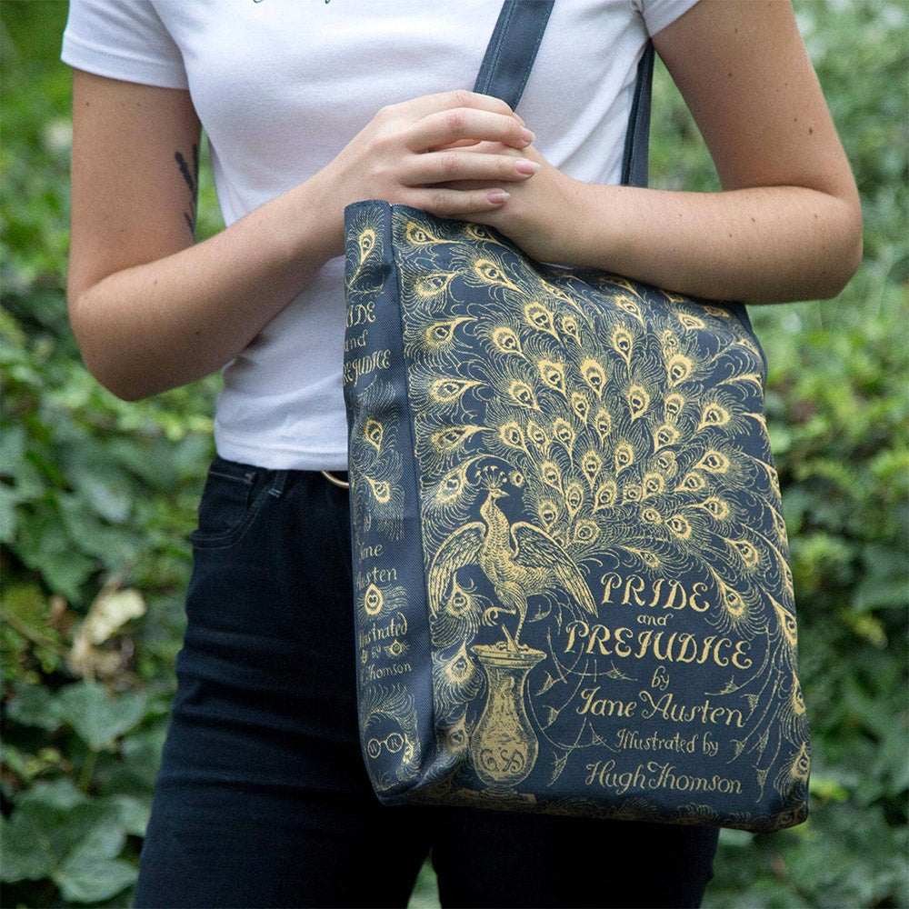 Borsa libro Orgoglio e Pregiudizio, Piccole Donne, Jane Austen, Louisa May Alcott