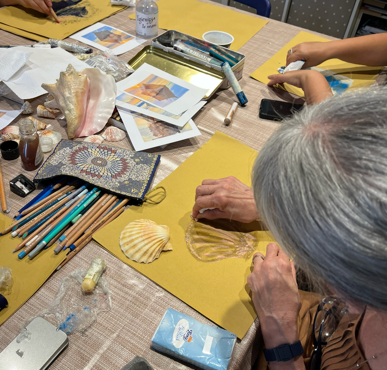 Workshop Disegna il profumo del mare, 20, 22 giugno 2023; 4, 6 e 18 luglio 2023