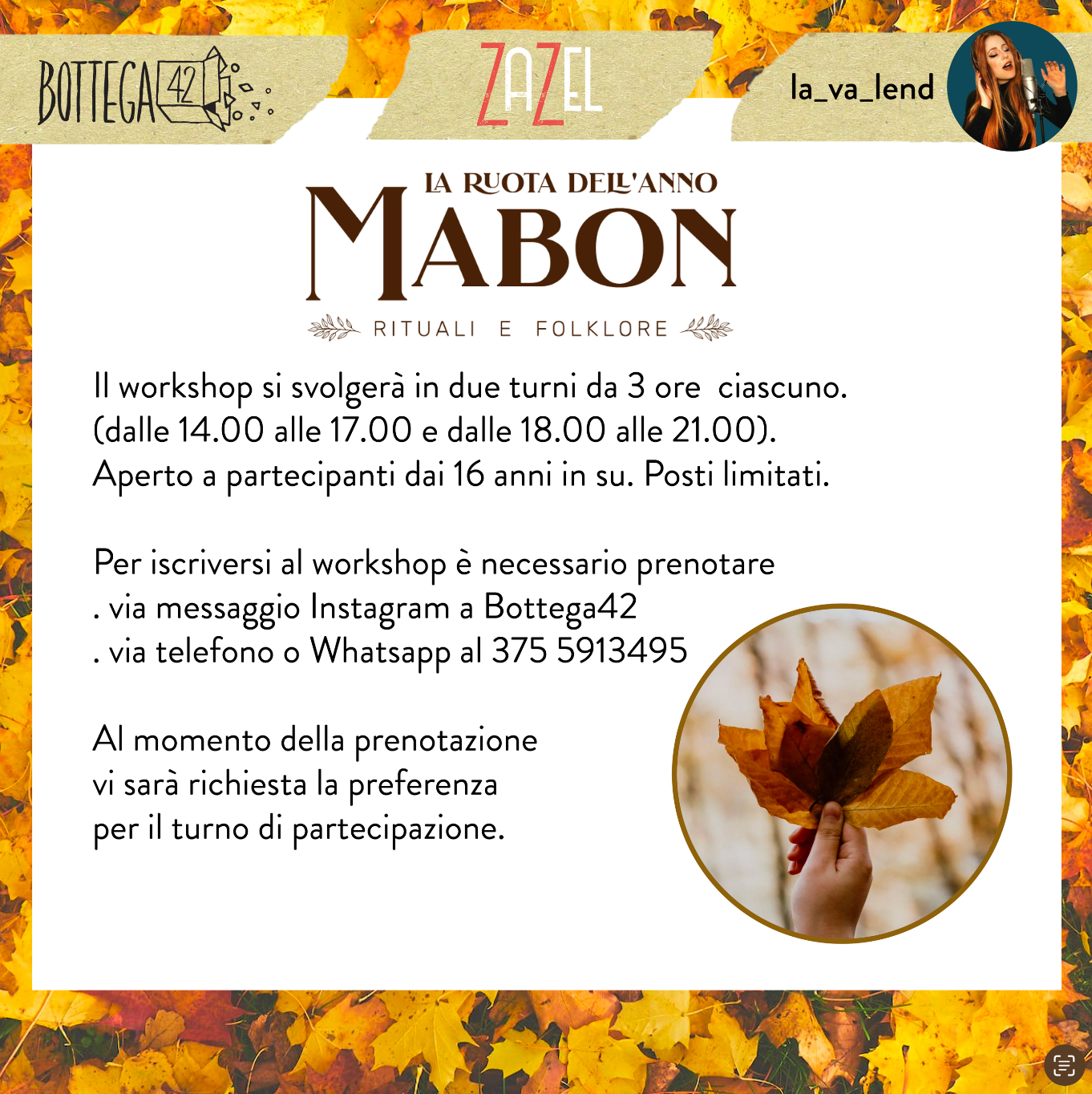 WS La Ruota dell'Anno, Mabon, 24 settembre 2023