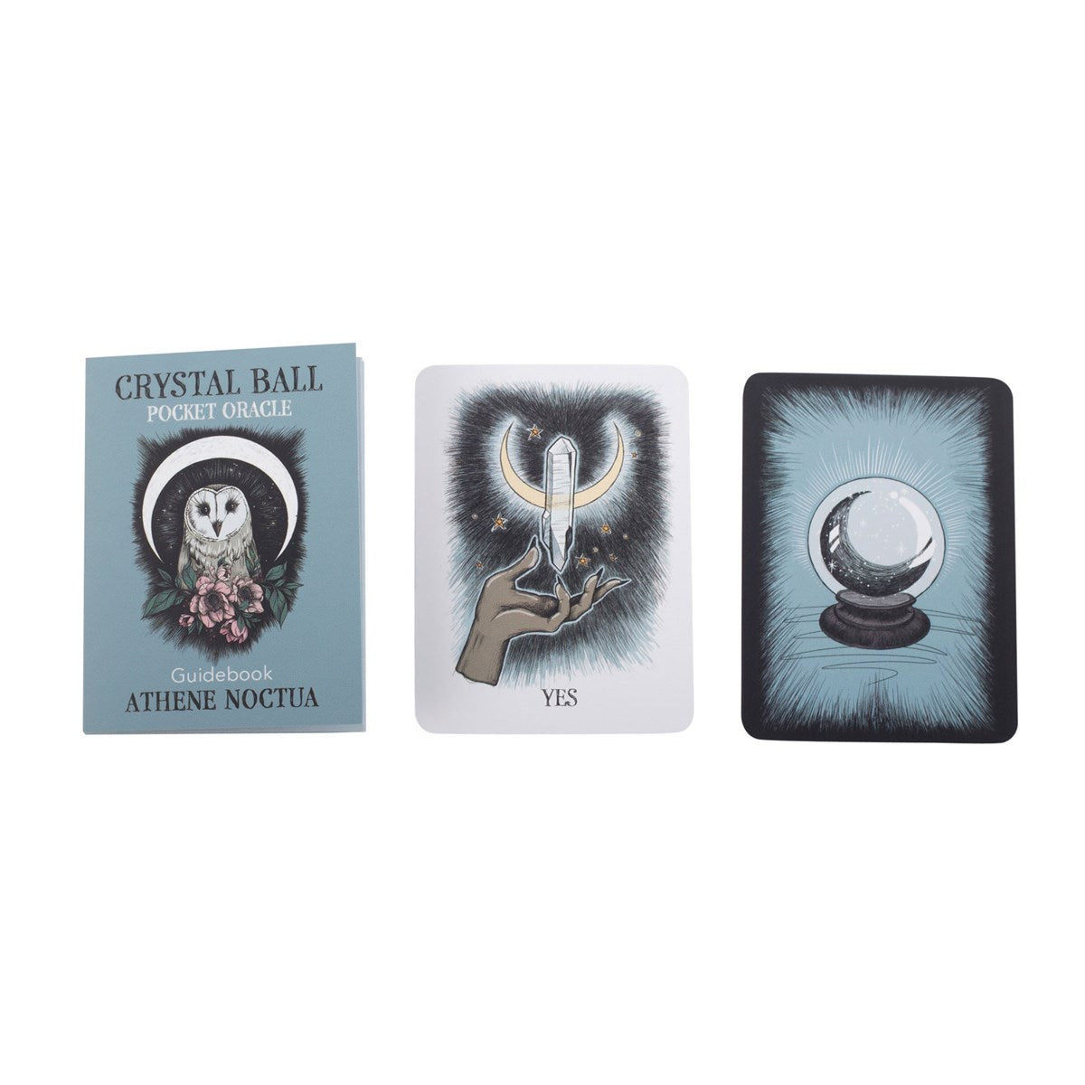 Oracolo tascabile "Athene Noctua", 13 carte witchy per divinazione