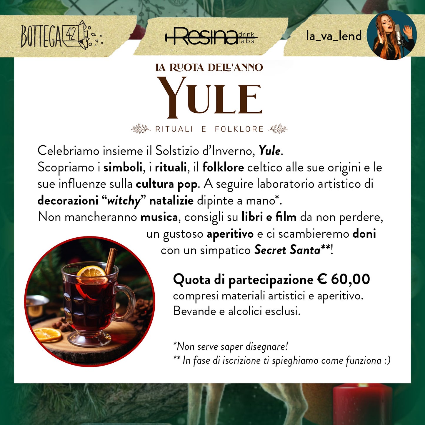 YULE, Wheel of the Year event, December 22, 2024
