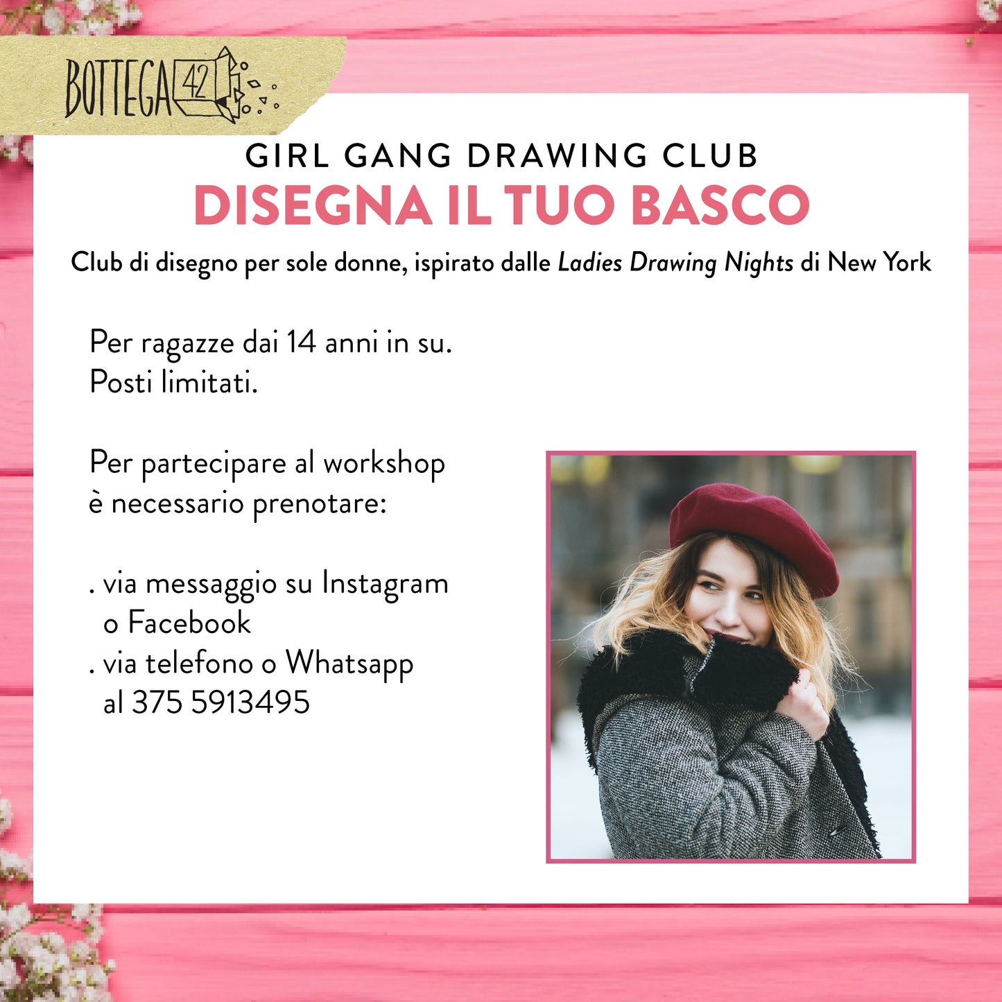 WS Girl Gang Drawing Club, Disegna il tuo Basco, 13 Gennaio 2024