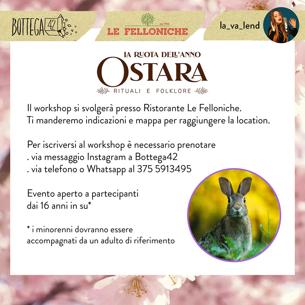OSTARA, La Ruota dell'Anno, evento, 23 marzo 2024