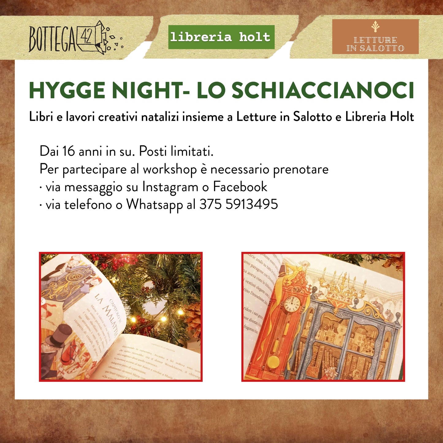 WS Hygge Night - Lo Schiaccianoci, 1 e 15 dicembre 2023