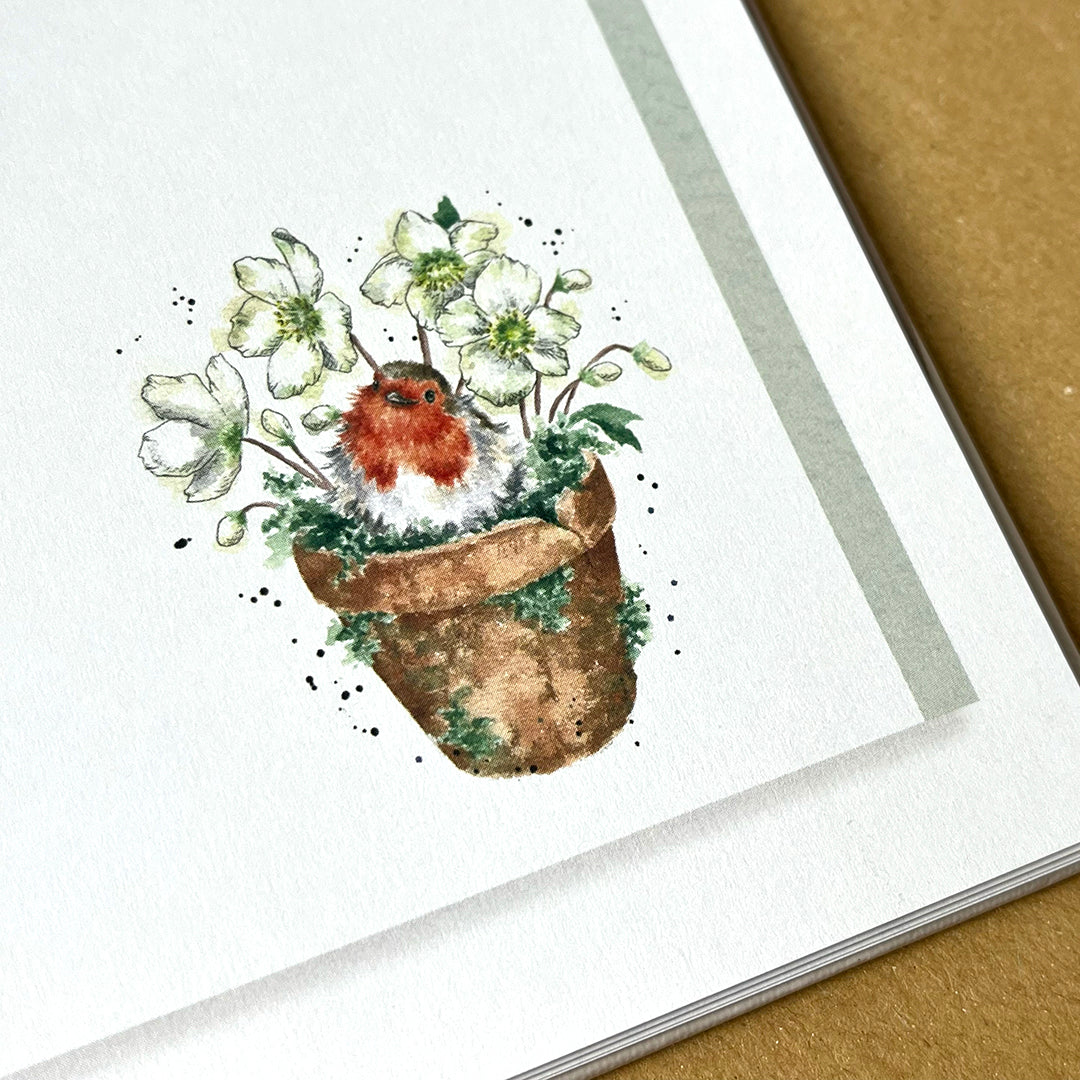 Album per scrapbooking, fotografie, disegni e ricordi "Ortensia" 30x30cm