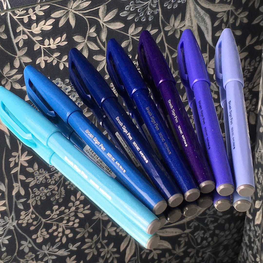 Brush Pen Pentel, Pennarello per lettering , colori vari
