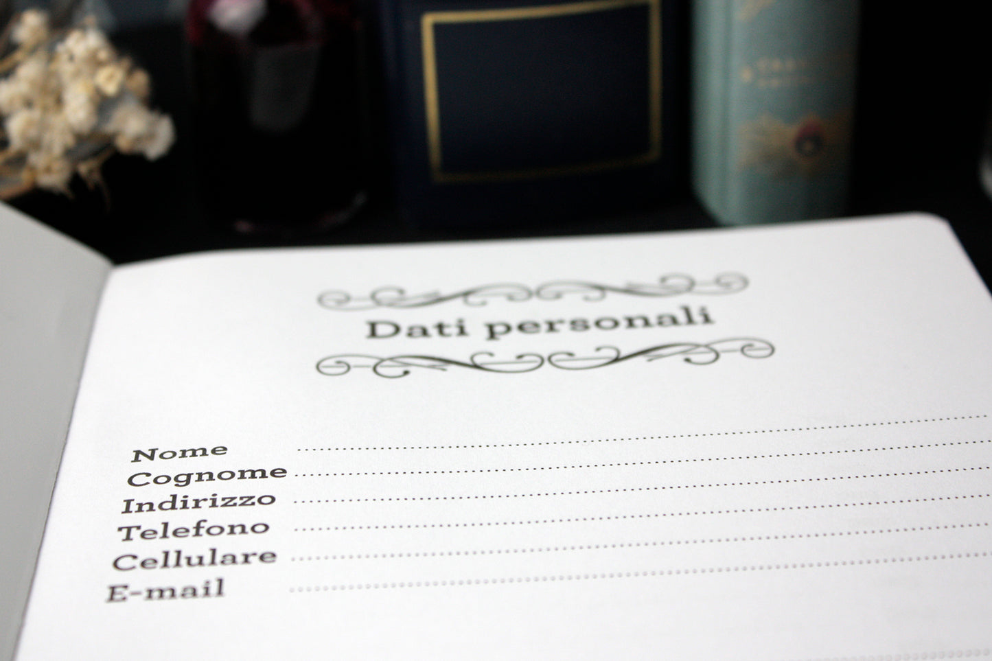 Bullet Journal A5, a puntini, "Robin", pettirosso