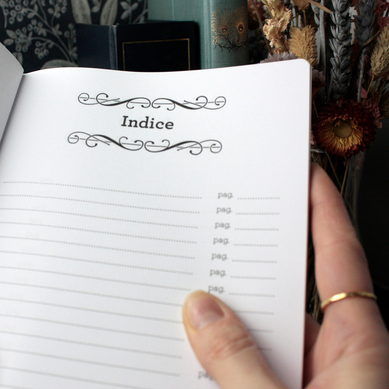 Bullet Journal A5, a puntini, "Robin", pettirosso