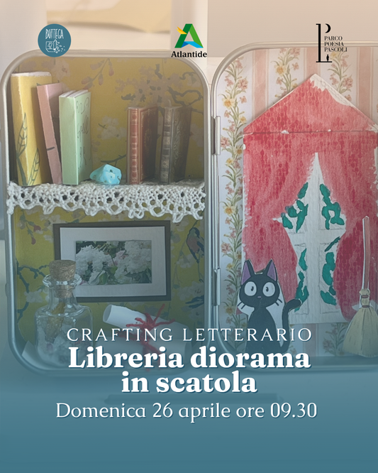 Workshop letterario - libreria diorama in scatola