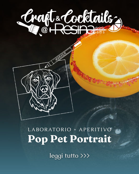 Aperitivo artistico Resina Craft And Cocktails - Pop Pet Portrait - 22/07/2026