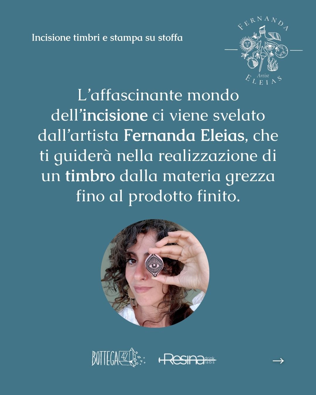 Ws Incisione Timbri e stampa su stoffa, 28 marzo 2026