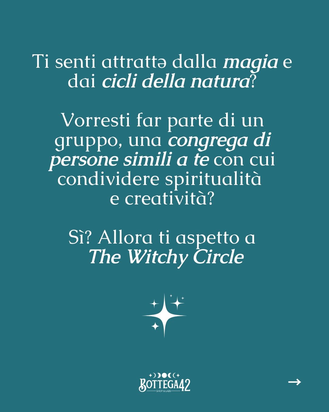 Witchy Circle - Witch Bells per Samhain, 30 ottobre 2026, laboratorio
