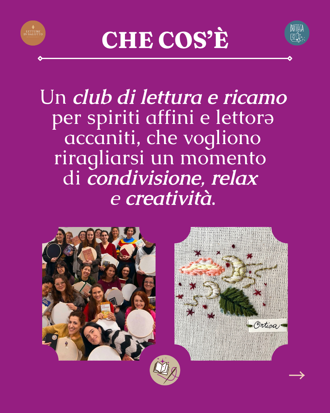 Club del libro e del ricamo (16+), Nate dalla Tempesta, 22 Maggio 2026
