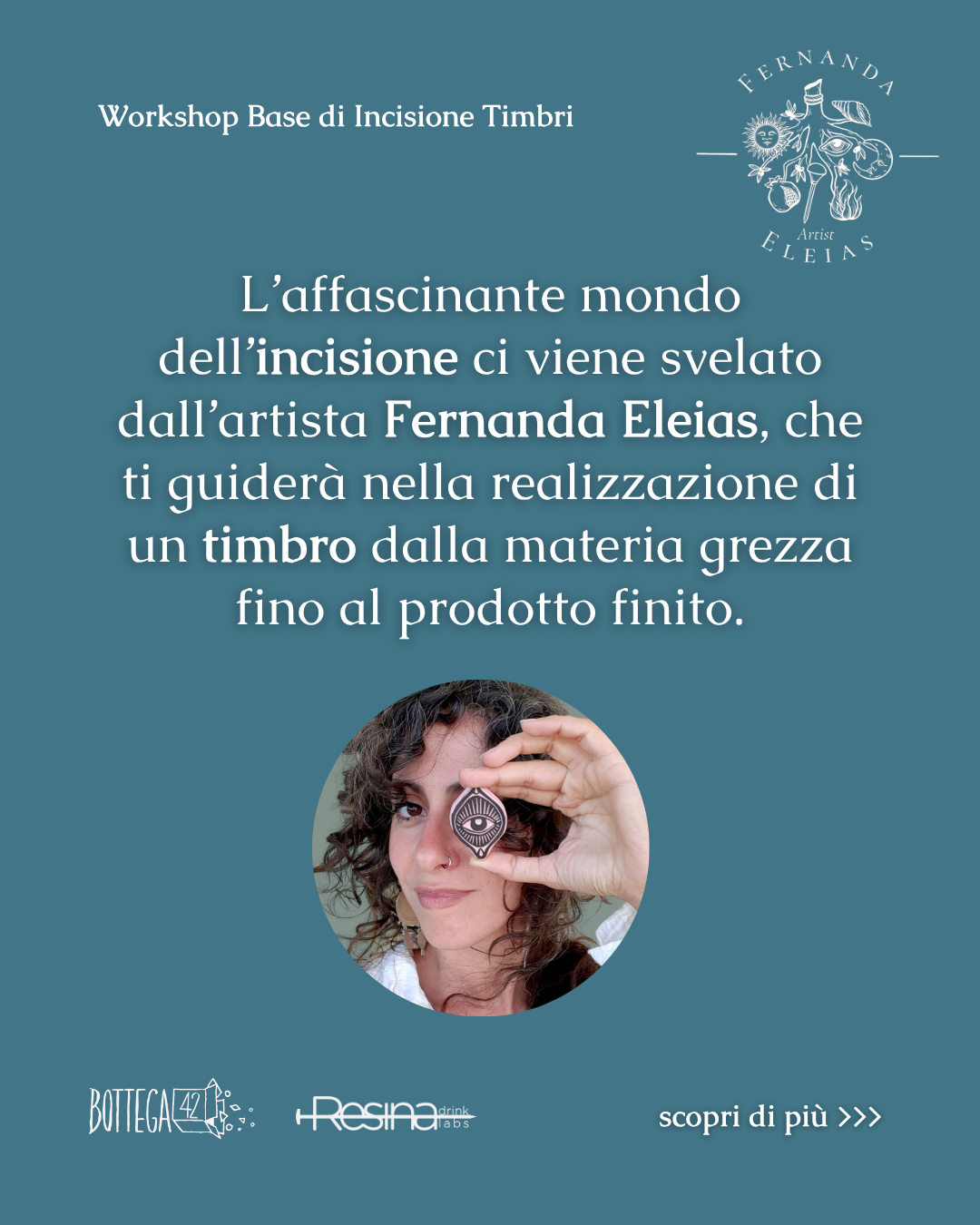 Workshop Base di Incisione Timbri, 22 novembre 2025