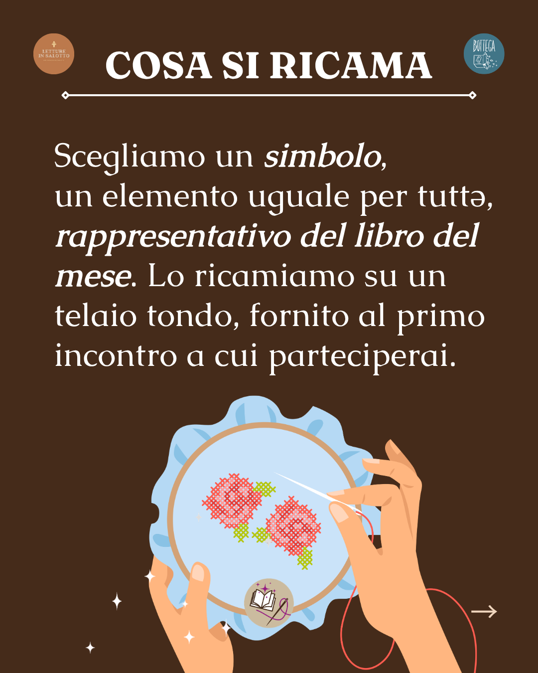 Club del libro e del ricamo (16+), Nate dalla Tempesta, 22 Maggio 2026