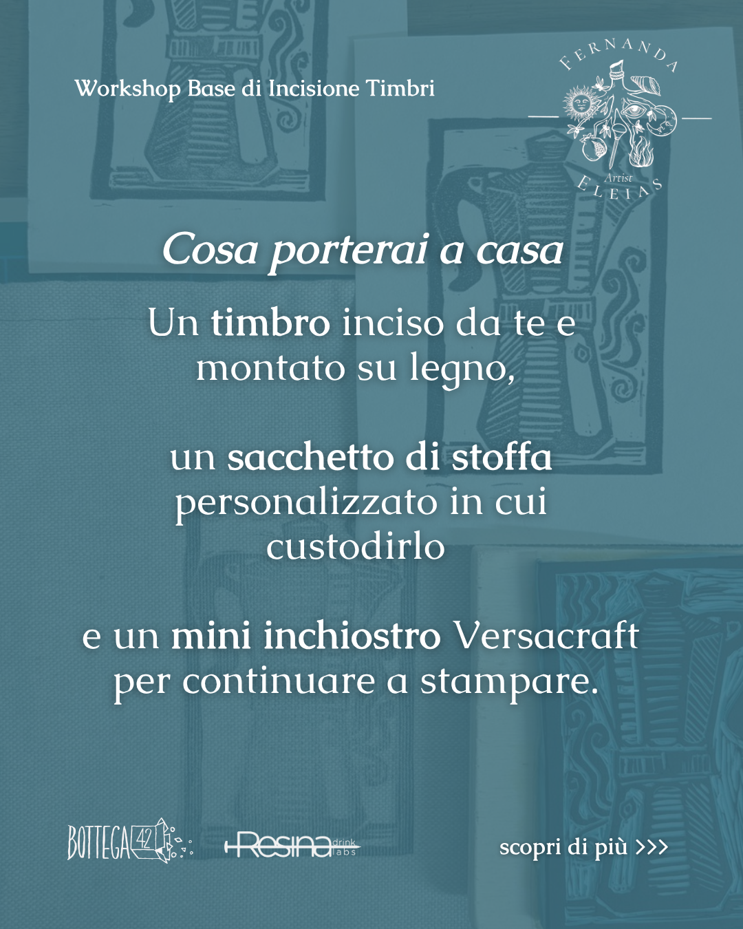 Workshop Base di Incisione Timbri, 22 novembre 2025