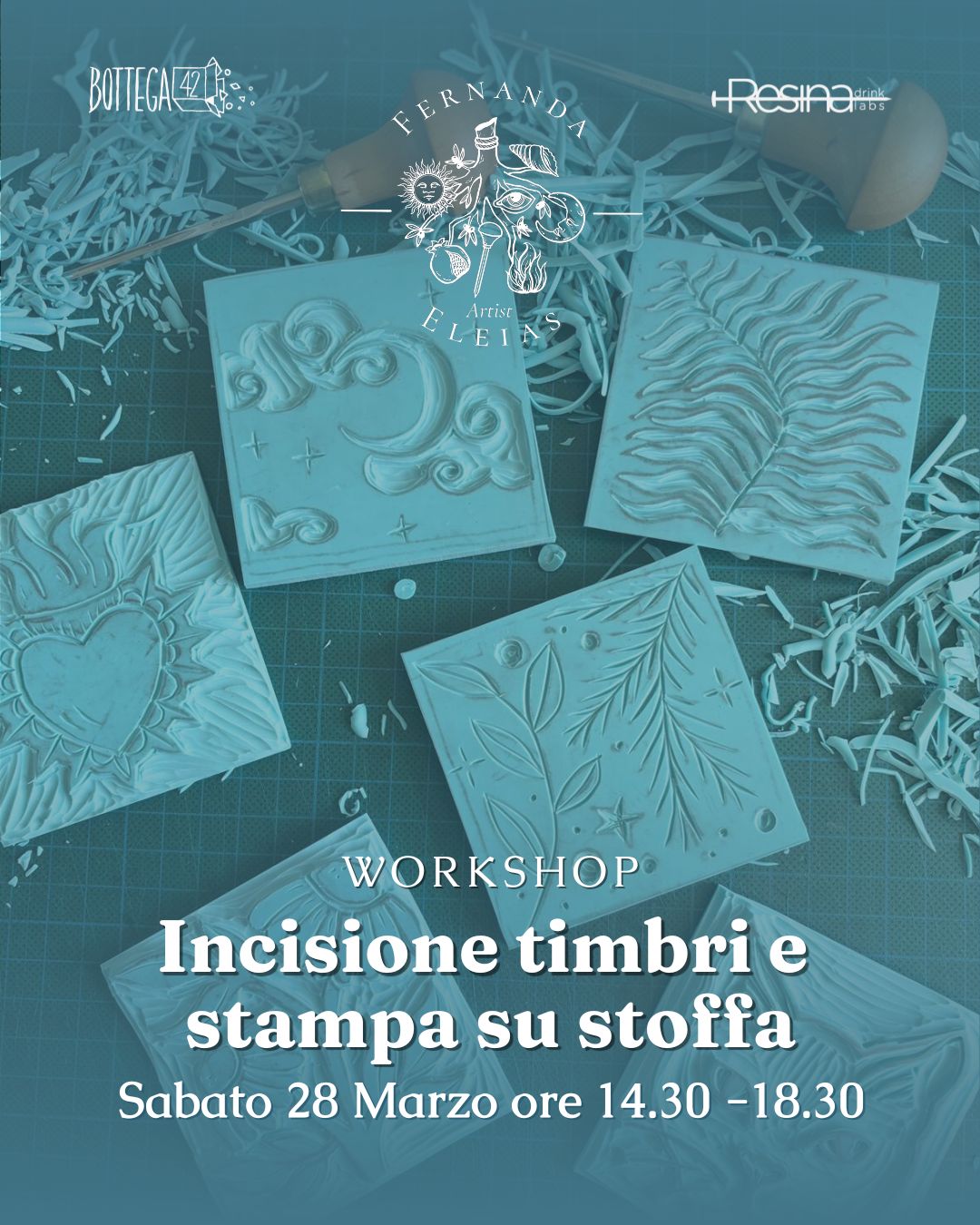 Ws Incisione Timbri e stampa su stoffa, 28 marzo 2026