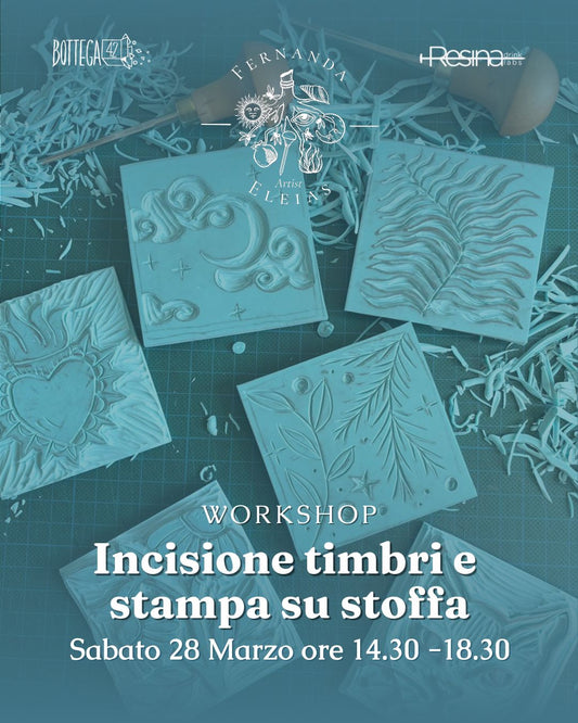 Ws Incisione Timbri e stampa su stoffa, 28 marzo 2026