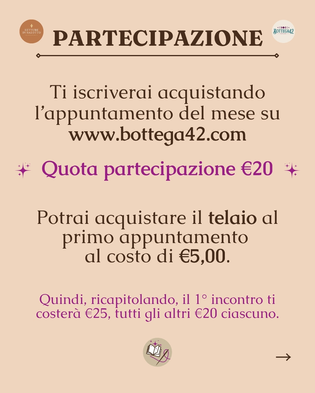 Club del libro e del ricamo (16+), Ragione e Sentimento, 30 Settembre 2026