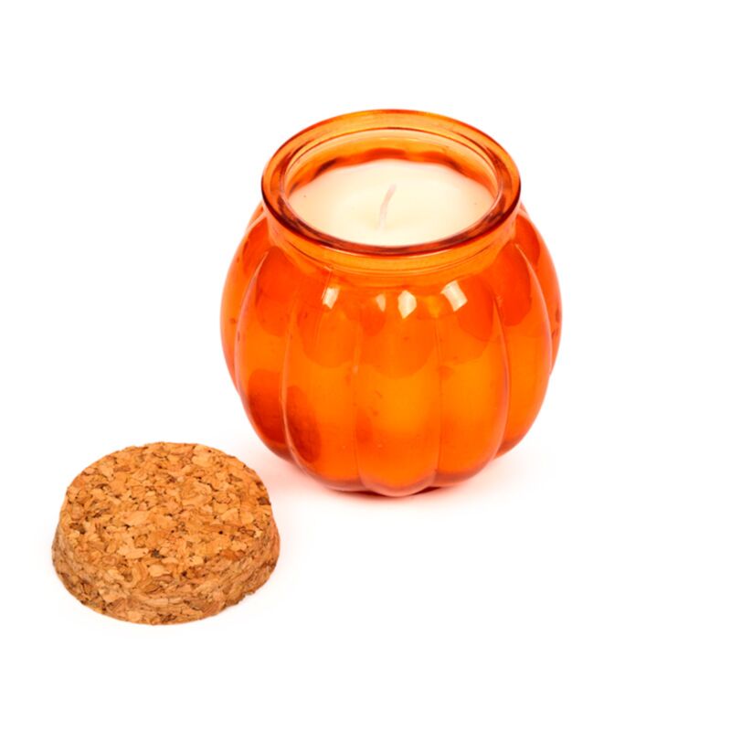 Candela Pumpkin Spice a forma di zucca