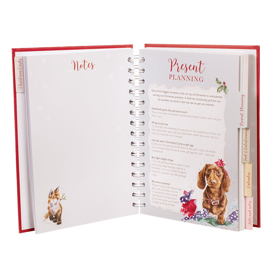 Planner di Natale, Christmas Planner Wrendale Designs, copertina rigida, illustrato