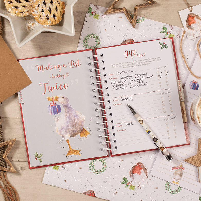 Planner di Natale, Christmas Planner Wrendale Designs, copertina rigida, illustrato